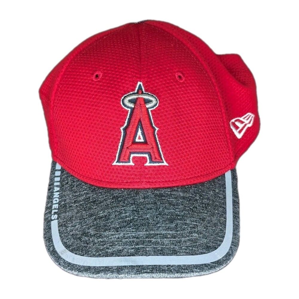 Los Angeles Anaheim Angels Child-Youth New Era Genuine Merchandise Red Grey Cap